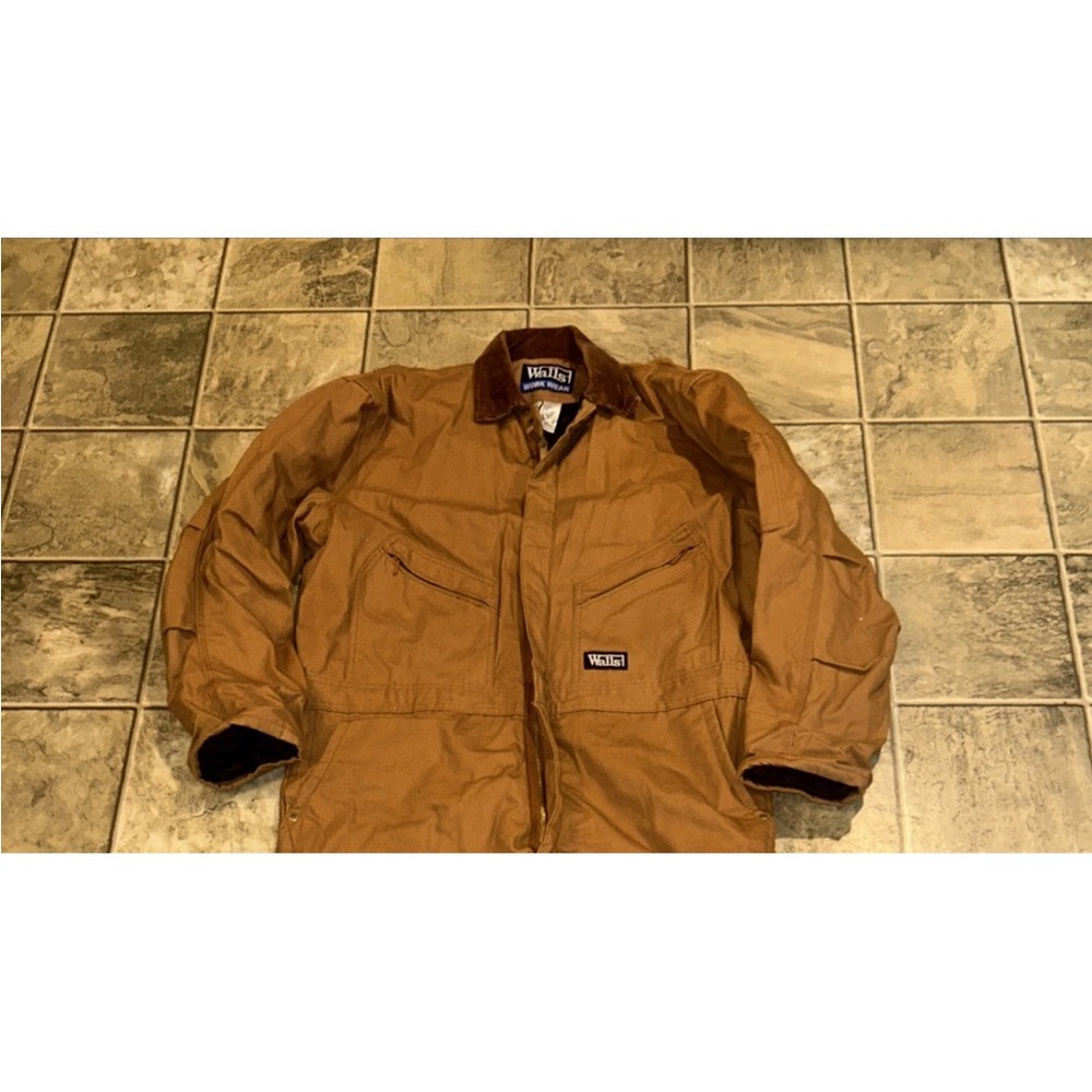 Walls Brown Work Wear Jacket, XL, has spots. See all pictures, great condition - Picture 15 of 15